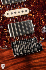 Tom Anderson Guardian Angel Hollow Electric Guitar in Burnished Orange Burst