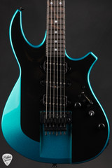 James Tyler Ultimate Weapon Electric Guitar with Black Top with Turquoise Back & Sides