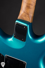 James Tyler Ultimate Weapon Electric Guitar with Black Top with Turquoise Back & Sides