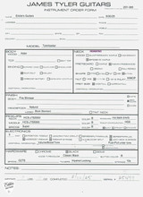 James Tyler Tylerbastar Electric Guitar in Fire Shmear