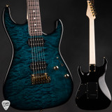 Suhr Standard Thin Burst Limited Edition Electric Guitar in Trans Teal