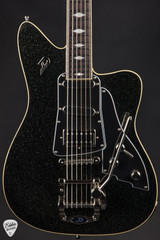 Duesenberg Paloma Baritone Electric Guitar in Black Sparkle