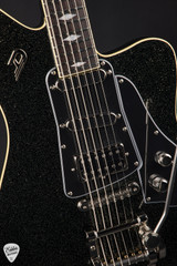 Duesenberg Paloma Baritone Electric Guitar in Black Sparkle