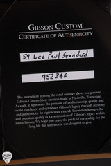 Gibson Custom Shop PSL ’59 Les Paul Standard Reissue VOS Electric Guitar in Sunrise Tea Burst