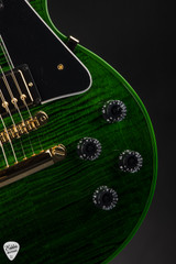 Gibson Custom Shop Made 2 Measure Les Paul Custom Figured Electric Guitar in Green Widow