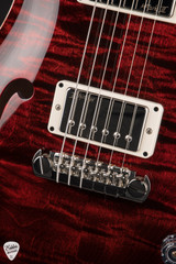 Paul Reed Smith Hollowbody II Piezo Electric Guitar in Red Tiger
