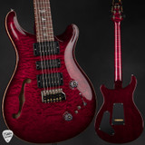 Paul Reed Smith Eddie’s Guitars Wood Library Special Semi Hollow Electric Guitar in Angry Larry/Cocobolo Fretboard/Figured Maple Neck