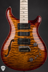 Paul Reed Smith Wood Library Special Special Semi-Hollow Figured Maple Neck electric guitar in Dark Cherry Sunburst