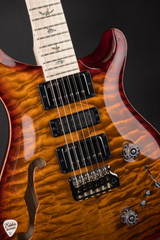 Paul Reed Smith Wood Library Special Special Semi-Hollow Figured Maple Neck electric guitar in Dark Cherry Sunburst
