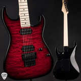 Suhr Standard Thin Burst Limited Edition electric guitar in Trans Red