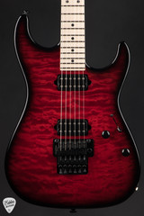 Suhr Standard Thin Burst Limited Edition electric guitar in Trans Red