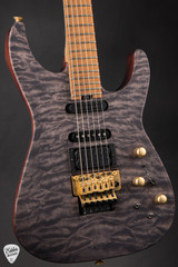 Jackson USA Signature Phil Collen PC1 Satin Electric Guitar in Satin Trans Black