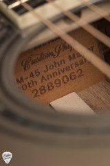 Martin Limited Edition OM 45 John Mayer 20th Anniversary acoustic guitar in platinum gray burst