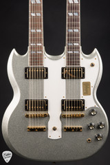 2015 Gibson Custom Shop Mid 60s EDS 1275 Electric guitar in Silver Sparkle