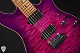 Suhr Modern Quilt Roasted Electric Guitar in Fuchsia Burst