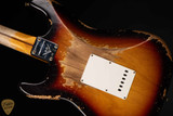 2024 - Fender Custom Shop Limited Edition Red Hot Stratocaster Super Heavy Relic - Faded Aged Chocolate 3-Tone Sunburst