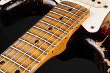 2024 - Fender Custom Shop Limited Edition Red Hot Stratocaster Super Heavy Relic - Faded Aged Chocolate 3-Tone Sunburst