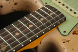 2024 - Fender Custom Shop Limited Edition 1959 Stratocaster Super Heavy Relic - Aged Shell Pink over Chocolate 3-Tone Sunburst