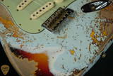 Fender Custom Shop Limited Edition 1959 Stratocaster Super Heavy Relic - Aged Sonic Blue over Chocolate 3-Tone Sunburst