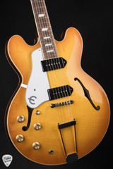 Epiphone Casino USA Collection Left Handed Electric Guitar in Royal Tan