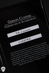 2024 - Gibson Custom Shop Made 2 Measure SG Custom Gloss Brunswick Blue