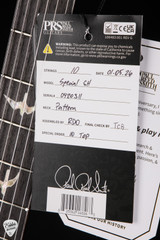 spec sheet for PRS guitar