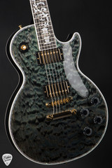 Gibson Custom Shop PSL Les Paul Ultima Tree of Life Nordic Blue Electric Guitar