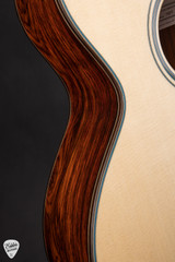 Santa Cruz Fingerstyle Short Scale Custom Acoustic Guitar with Moon Spruce and Cocobolo