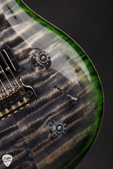 Paul Reed Smith Eddie’s Guitars Wood Library Studio Quilt Top/Stained Maple Neck/Brazilian FB Charcoal Jade Burst