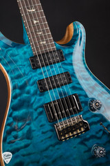 Paul Reed Smith Eddie’s Guitars Wood Library Studio Quilt Top/Stained Maple Neck/Brazilian FB Blue Matteo