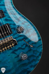 Paul Reed Smith Eddie’s Guitars Wood Library Studio Quilt Top/Stained Maple Neck/Brazilian FB Blue Matteo