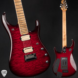 Ernie Ball Music Man BFR JP15 Baritone Electric Guitar in Cherry Creamsicle