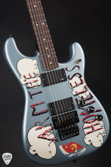 Fender Tom Morello’s “Arm The Homeless” Guitar in Blue Ice Metallic
