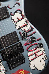 Fender Tom Morello’s “Arm The Homeless” Guitar in Blue Ice Metallic