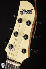 Bacci Leonardo Dual Output Officina Electric Baritone Guitar in Butter White