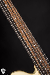 Bacci Leonardo Dual Output Officina Electric Baritone Guitar in Butter White