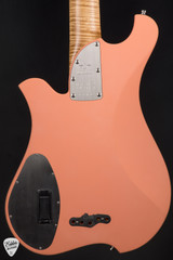 Bacci Marleo 5 String Electric Bass Guitar in Velvet Peach with Parato Waves