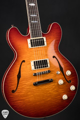 Collings I35 LC Deluxe Custom Inlay/ThroBaks Electric Guitar in Dr. Pepper Burst