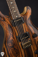 Paul Reed Smith Private Stock 12147 Custom 24 Baritone Black Limba/Cocobolo Electric Guitar