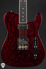 Suhr Eddie’s Guitars Exclusive Roasted Classic T Electric Guitar in Red Web