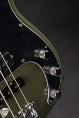 Fender Custom Shop 1964 Jazz Bass NOS P J Olive Drab Electric Bass