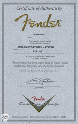 Fender Custom Shop Special Run 1969 Stratocaster Heavy Relic Aged Target 3 Tone Sunburst