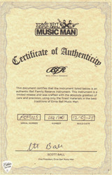 Ernie Ball Music Man BFR Majesty – Wolf’s Bane #44/100