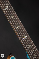 Paul Reed Smith Eddie’s Guitars Wood Library Studio Quilt Top Stained Maple Neck Brazilian FB Electric Guitar in Aquableux