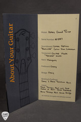 Kevin Ryan “The Darkwood” Abbey Grand Parlor 10 String Sitka Spruce and Quilted Maple