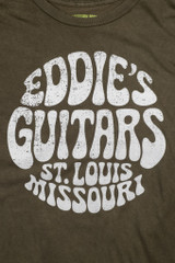 Eddie's Guitars Psych Olive Shirt