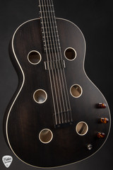 R Robinson Domino Resonator Guitar in Walnut