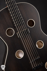 R Robinson Domino Resonator Guitar in Walnut