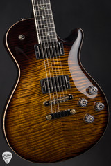Paul Reed Smith Eddie’s Guitars Wood Library McCarty 594 Singlecut Stained Neck Ebony Black Gold Burst Electric Guitar