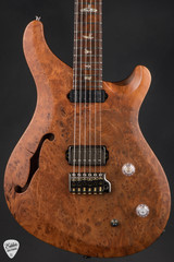 Paul Reed Smith Private Stock 11879 Vela Semi Hollow Cocobolo Redwood Burl Madagascar Rosewood Natural Satin Electric Guitar